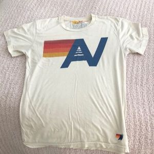 Aviator nation vintage white t shirt